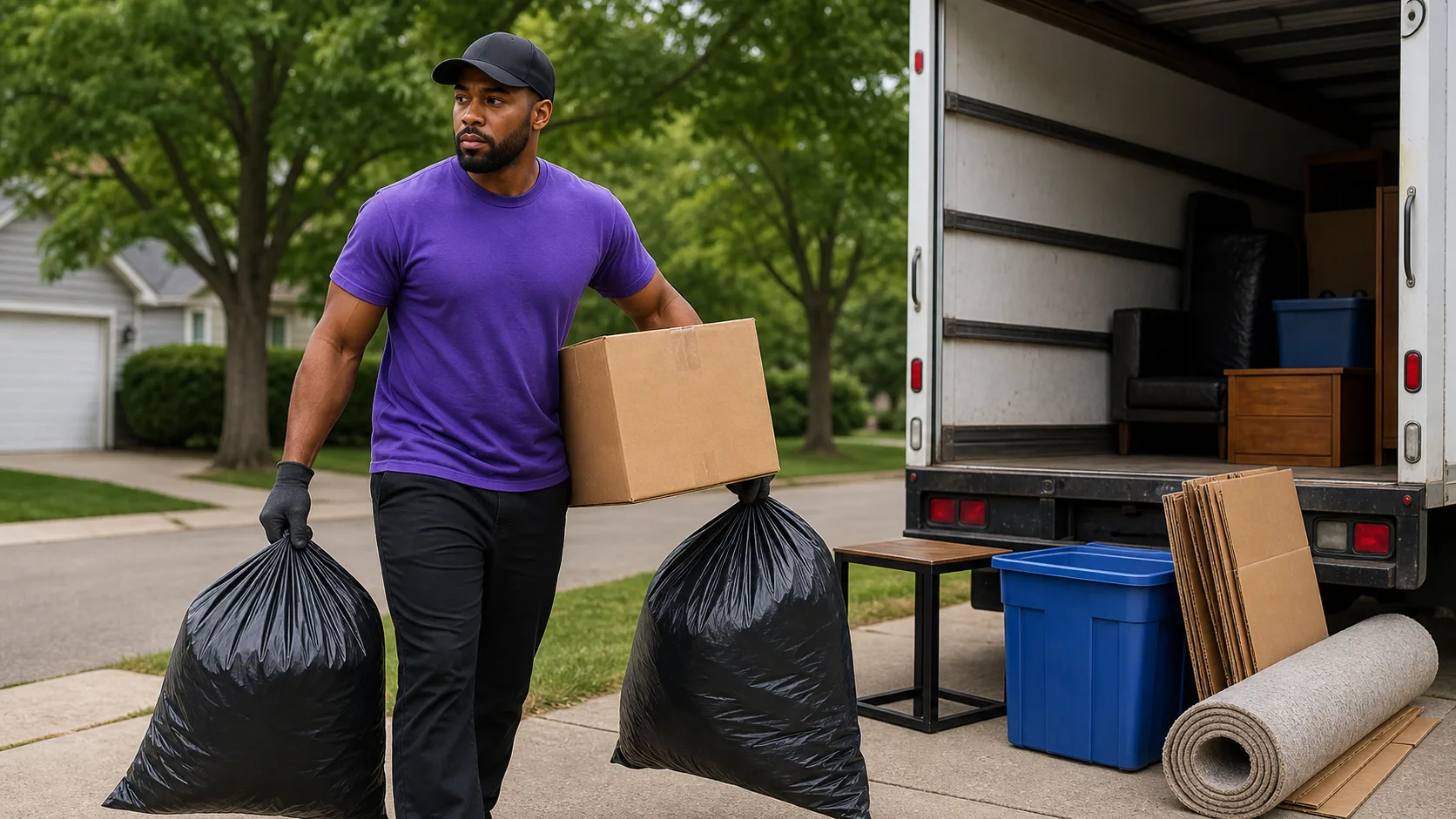 Junk removal and cleanout service by Team Clean Supreme in Milwaukee WI