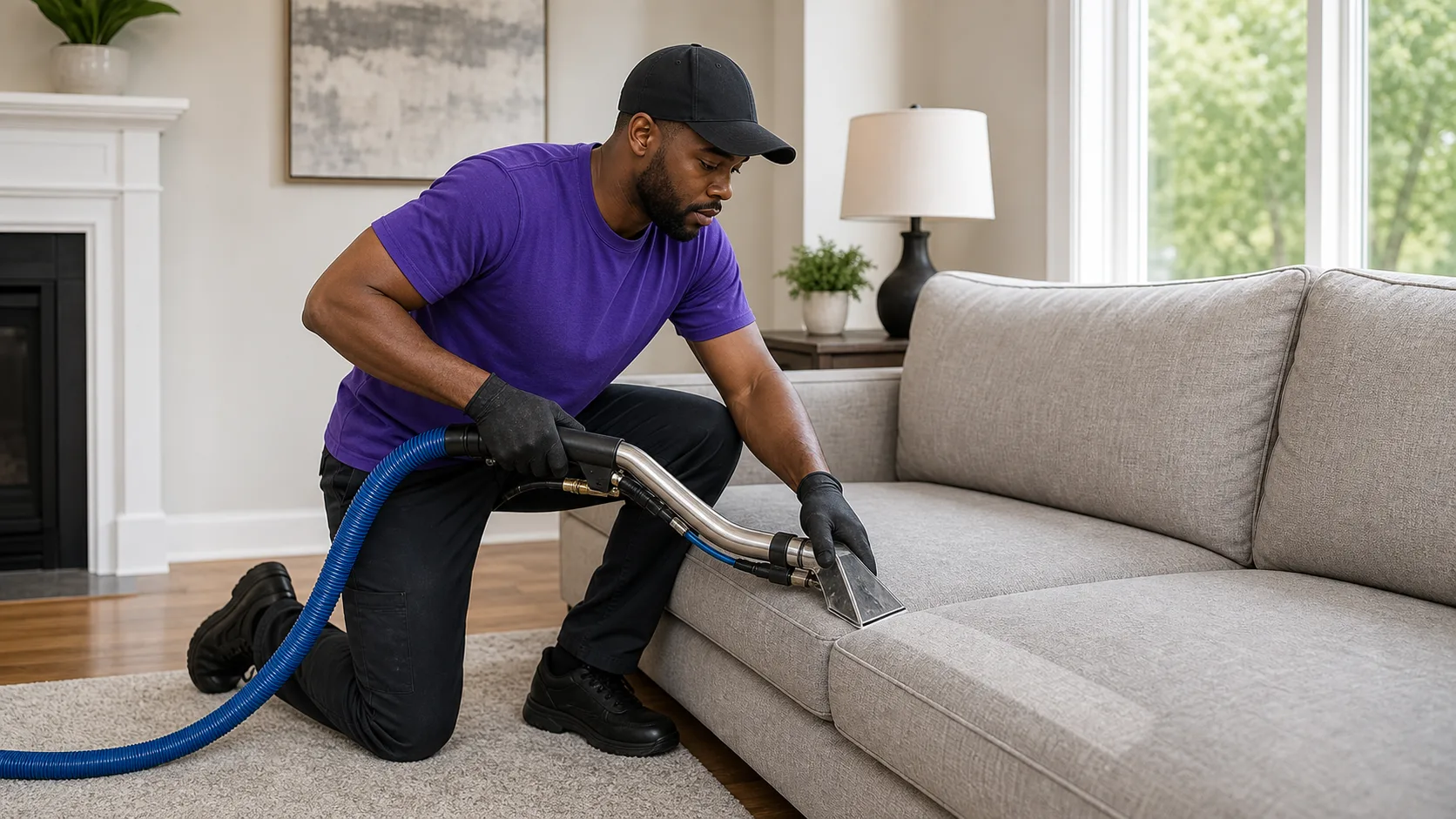Upholstery cleaning by Team Clean Supreme in Milwaukee WI